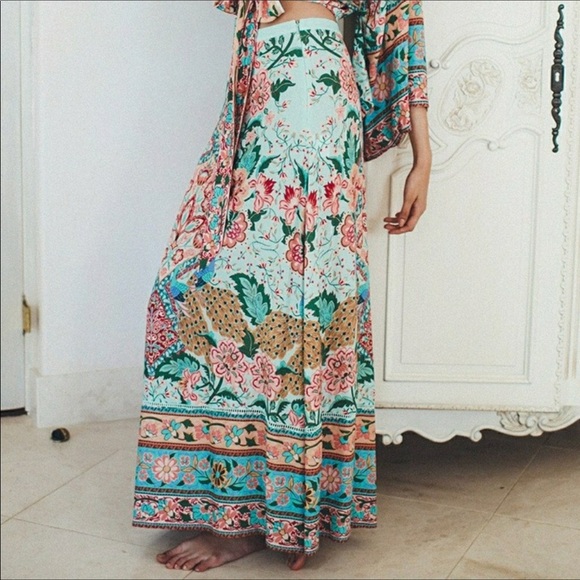 Bohemian Gypsy Style Split Style Skirt - Picture 3 of 8